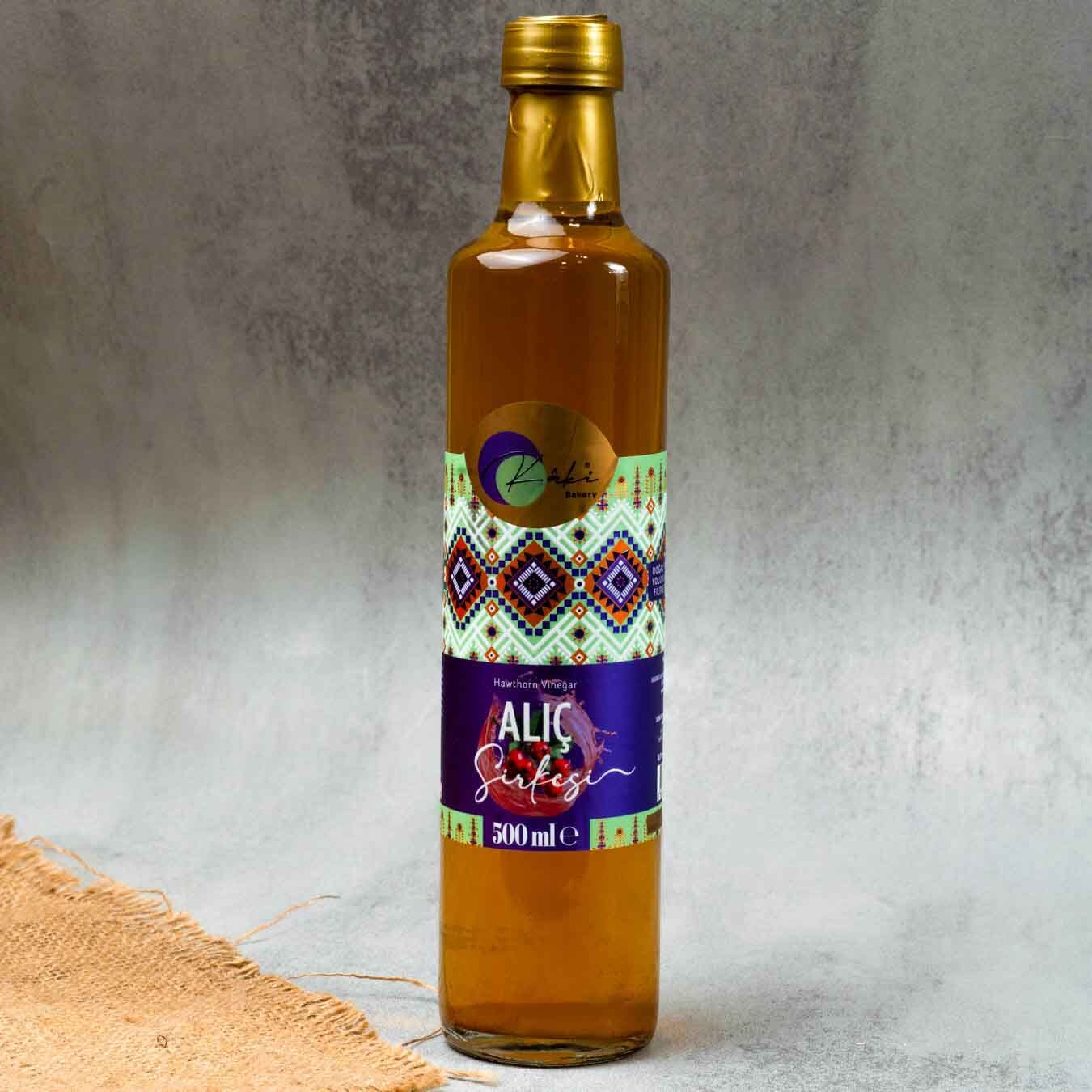 Kaki Alıç Sirkesi 500 ml | Doğal Fermente, Meyvemsi Aroma ve Dengeli Asidite