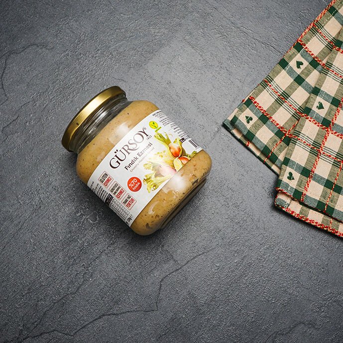 Gürsoy Fındık Ezmesi 320 g | Yoğun Fındık Oranı, Pürüzsüz Kıvam ve Doğal Lezzet