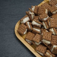 Ravza Kakaolu Lokmalık Bisküvi 400 g | Yoğun Kakao Tadında, Kıtır Doku ve Pratik Atıştırmalık