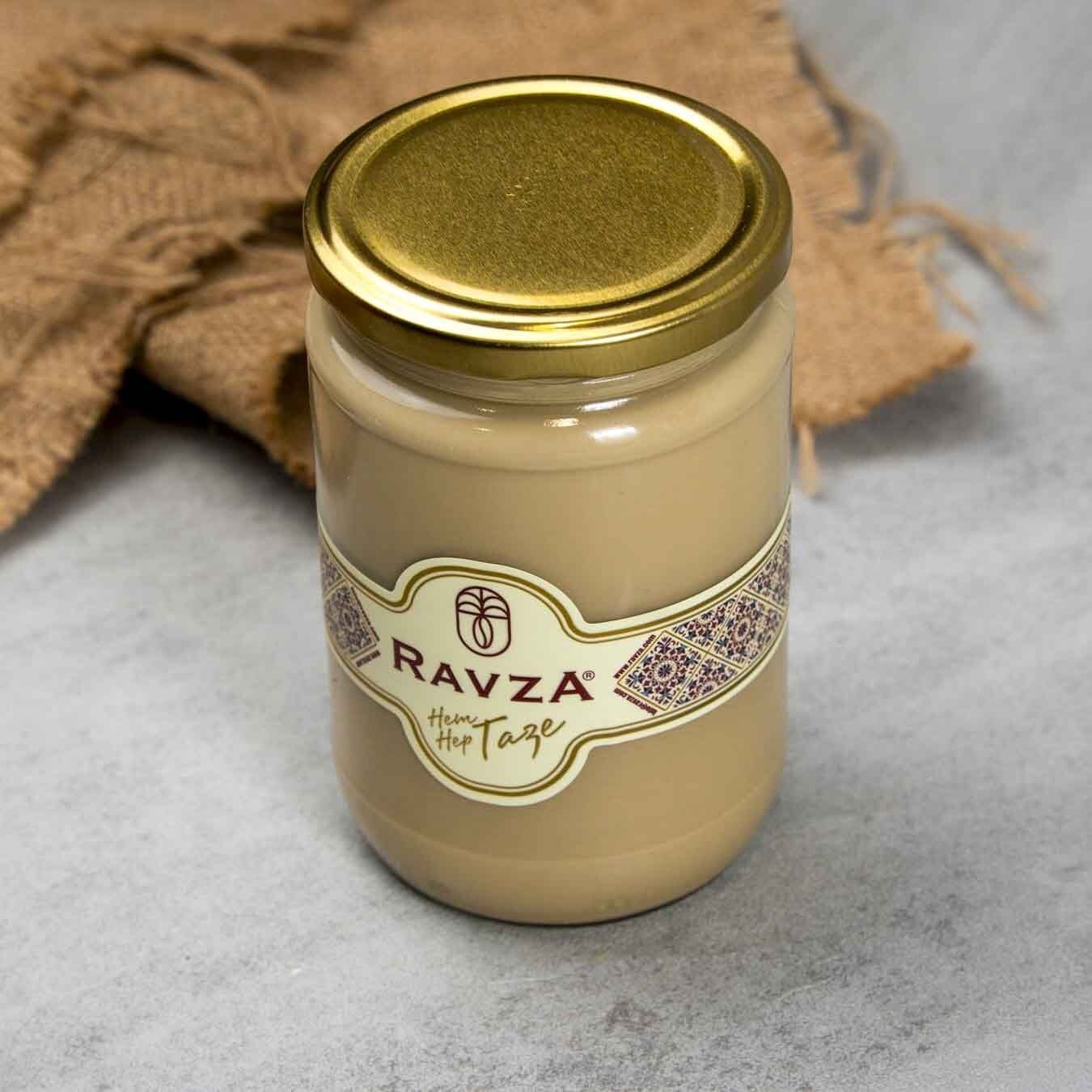 Ravza Sıcak Tahin 600 g | Akışkan Kıvam, Yoğun Susam Aroması ve Taze Lezzet