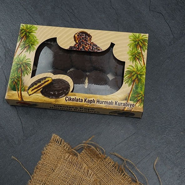 Çikolata Kaplı Hurmalı Kurabiye 200 Gr