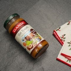 Ganik İnek Sütlü Fındık Parçalı Reçel 270 g | Kremamsı Doku, Fındık Parçaları ve Dengeli Tat