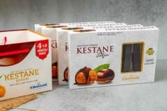 Kibarzade Çantalı Çikolatalı Kestane Şekeri 560 g | Yumuşak Kestane, Çikolata Kaplama ve Hediyelik Sunum