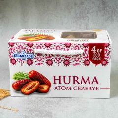 Kibarzade Çantalı Hurmalı Atom Cezerye 500 g | Yoğun Lezzet, Yumuşak Doku ve Hediyelik Sunum