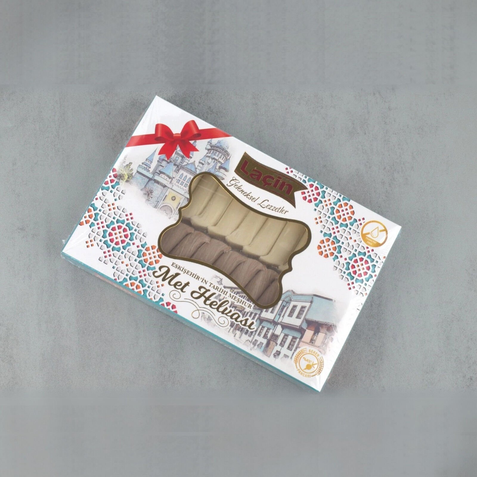 Laçın Met Helvası 500 g | Geleneksel Lezzet, Yoğun Kıvam ve Tahinli Doku