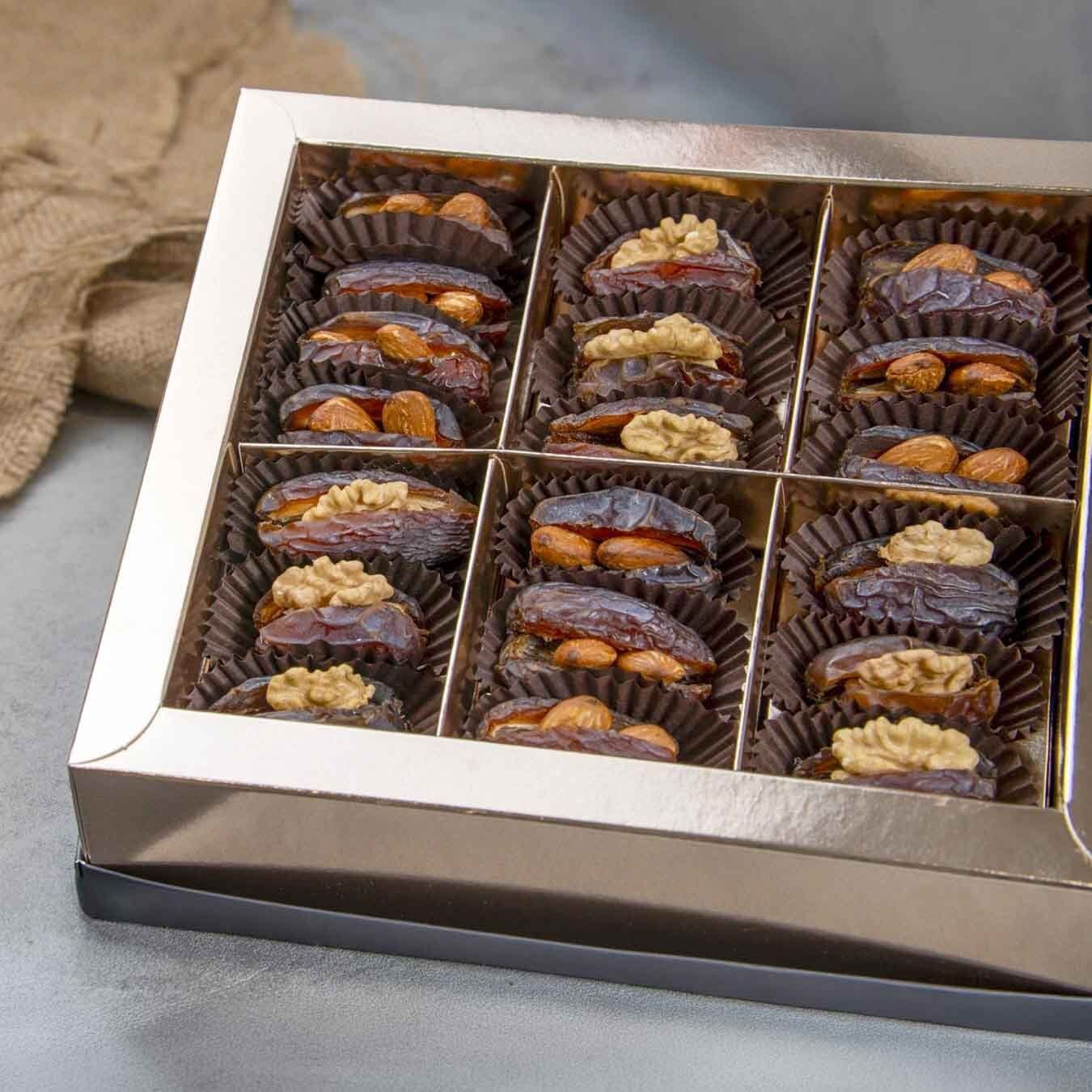 Bademli Cevizli Mejdul Hurma - Özel Hediyelik Sunum