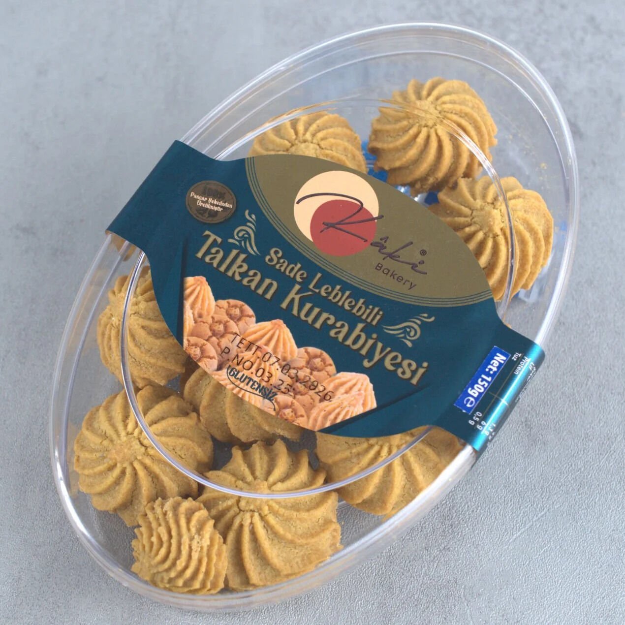 Sade Leblebili Talkan Kurabiyesi (KAKİ) 150 Gr