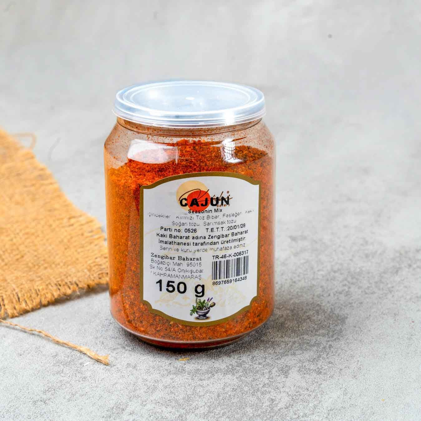 Kaki Cajun Baharatı 150g | Baharat Harmanı, Harmanlanmış Aroma ve Modern Mutfak Lezzeti