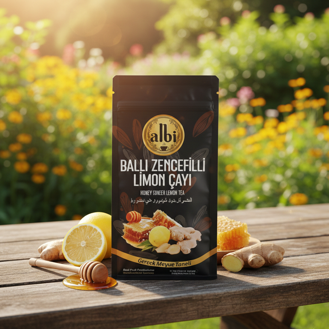 Albi Ballı Zencefilli Limon Çayı | Gerçek Meyve Taneli, Dengeli ve Keyifli İçim