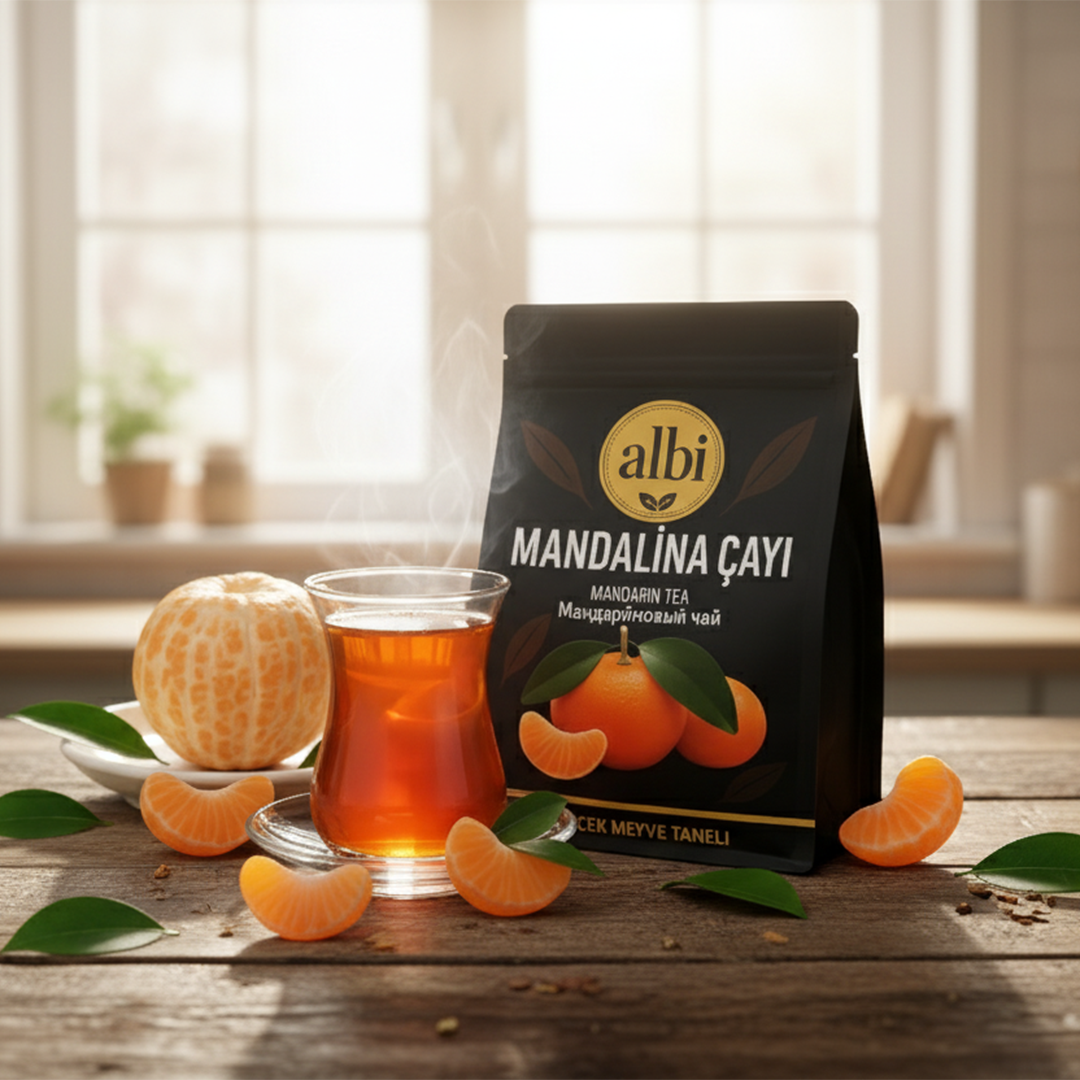 Albi Mandalina Çayı  | Gerçek Meyve Taneli, Ferahlatıcı ve Doğal Aroma