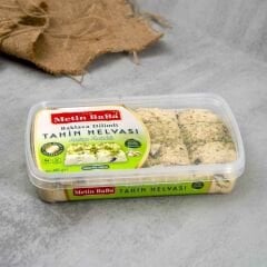 ANTEP FISTIKLI TAHİN HELVASI (BAKLKAVA DİLİMLİ)450g