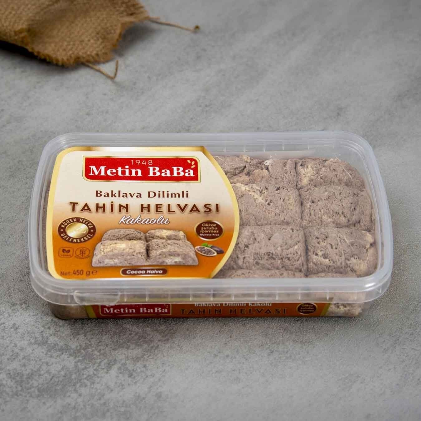 KAKAOLU TAHİN HELVASI (BAKLAVA DİLİMLİ)450g