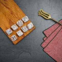 Sade Pudralı Çifte kavrulmuş Lokum