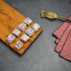 Sade Pudralı Çifte kavrulmuş Lokum