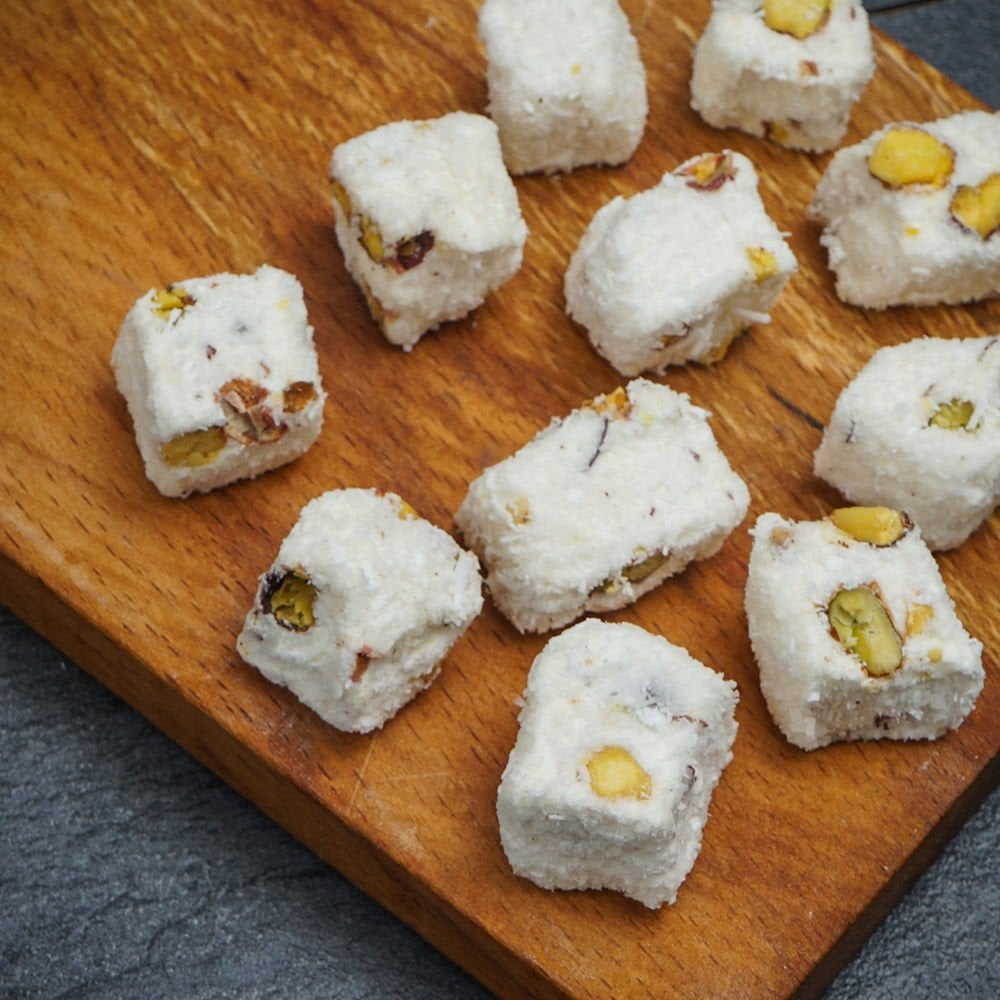 Sütlü Hindistan Cevizli Çifte Kavrulmuş Lokum