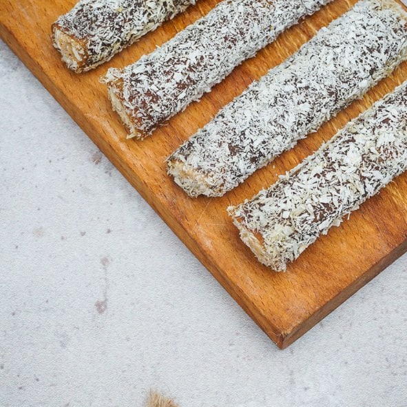 Fındık Ezmeli Hindistan Cevizli Sarma